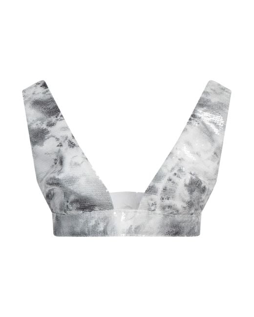 MSGM Gray Top Polyester