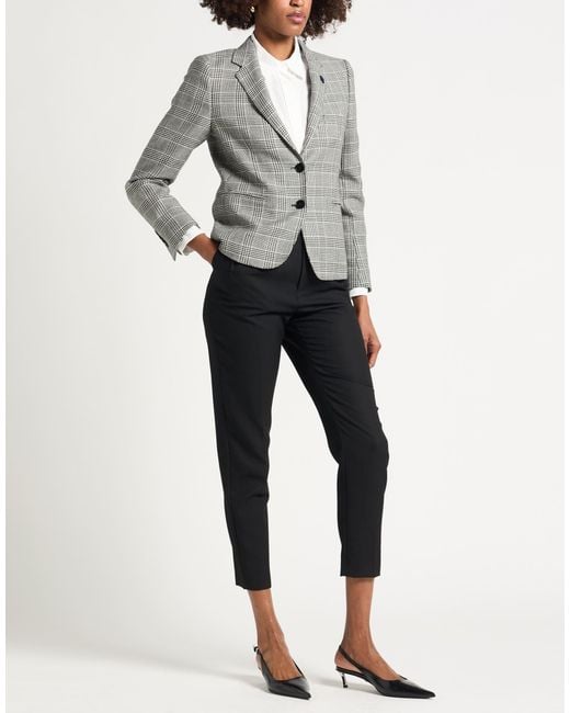 Lardini Black Blazer Wool