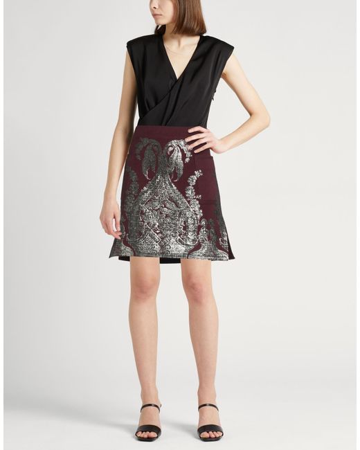Etro Purple Mini Skirt