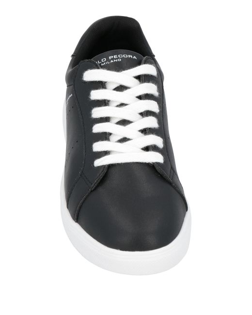 Paolo Pecora Black Trainers for men