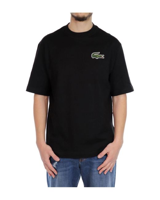 Lacoste T-shirts in Black für Herren