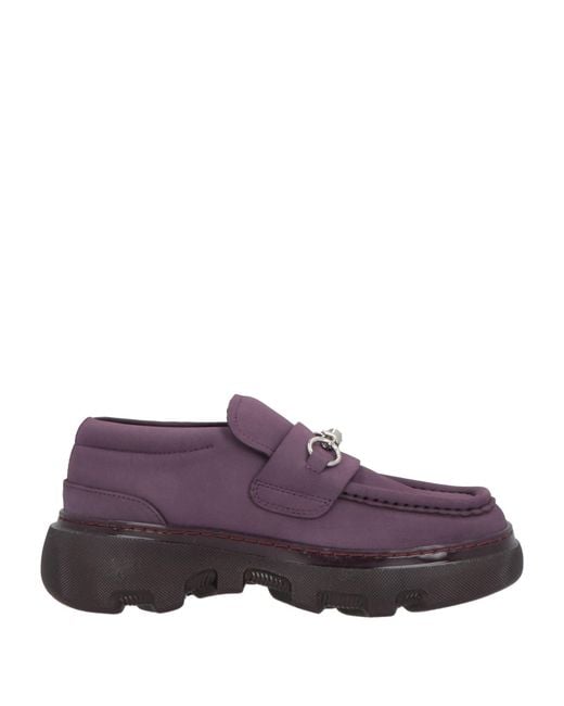 Burberry Purple Mokassin