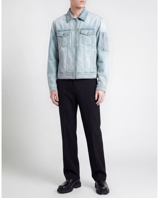 Random Identities Blue Denim Outerwear Cotton for men