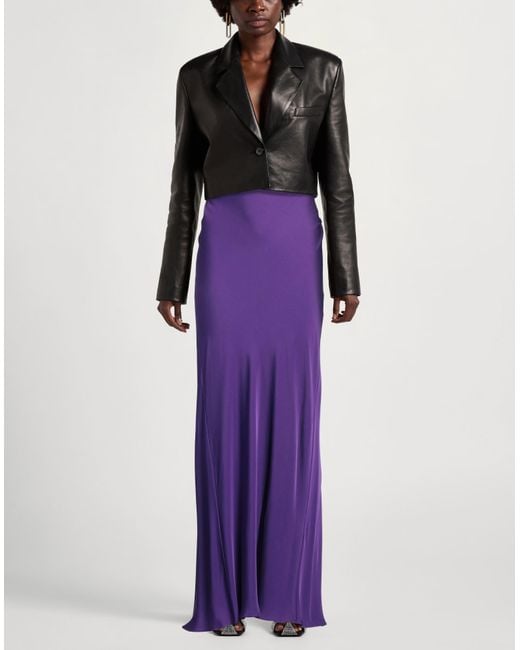 Patrizia Pepe Purple Maxi Skirt