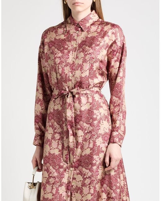 Massimo Alba Red Midi-Kleid