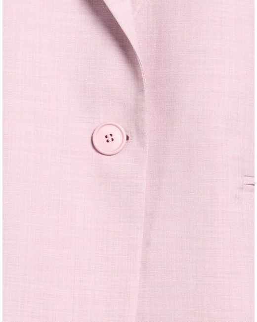 ANDAMANE Pink Blazer Polyester, Viscose, Elastane