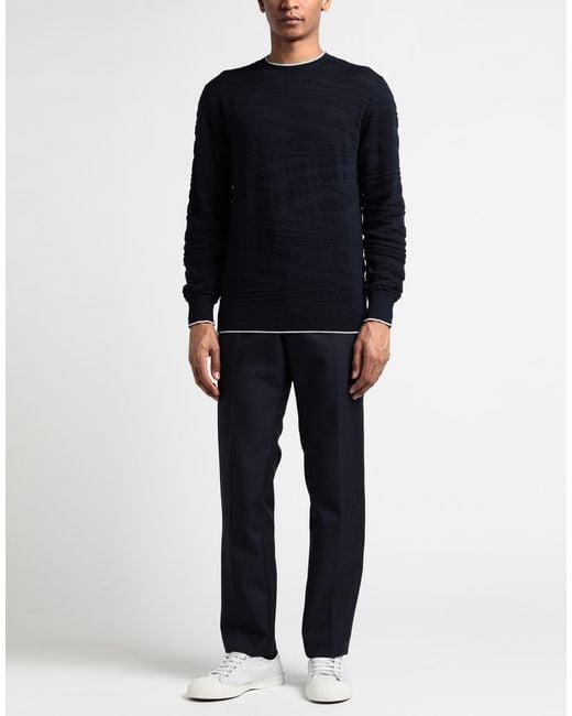 Missoni Blue Wool Blend Sweater for men