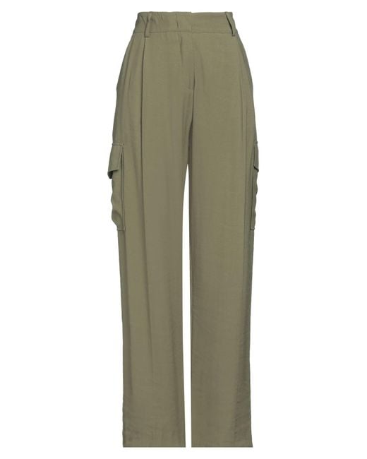 NINA 14.7 Green Pants Viscose, Polyester