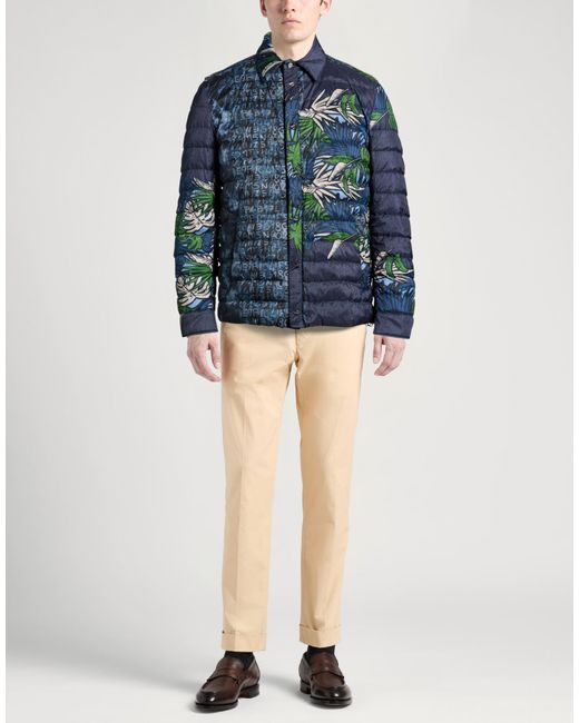Herno Blue Puffer Polyester for men