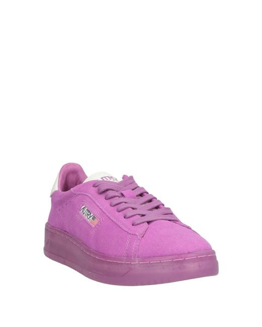 Autry Purple Sneakers Leather