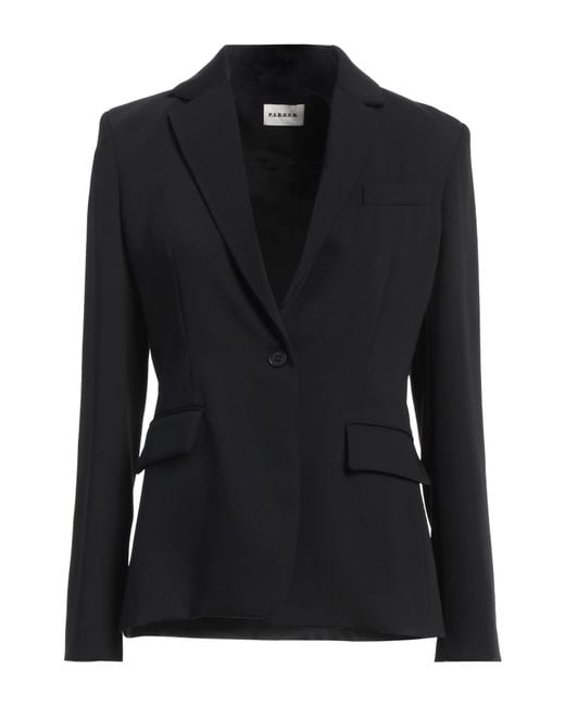 P.A.R.O.S.H. Black Blazer Polyester
