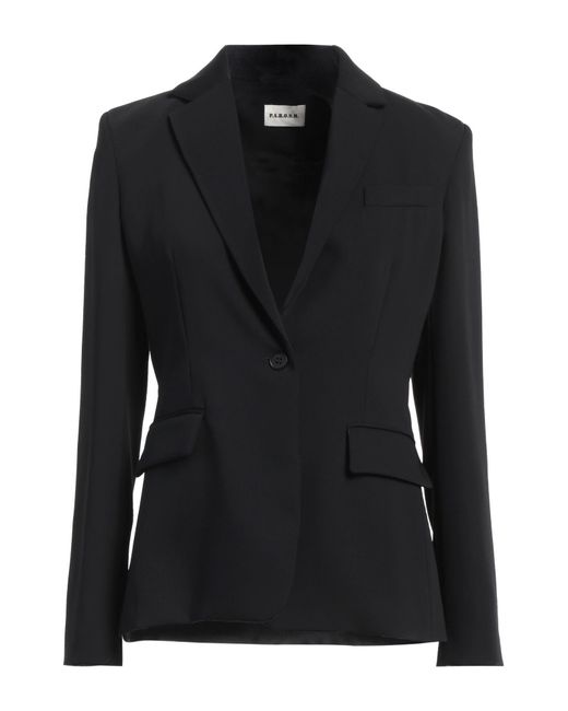 P.A.R.O.S.H. Black Blazer Polyester