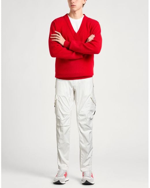 C P Company White Pants for men