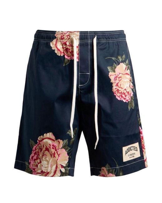 P.A.R.O.S.H. Blue P.A.R.O..H. Shorts & Bermuda Shorts Cotton, Elastane for men