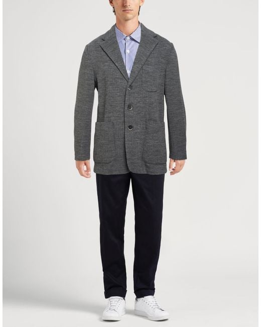 Barena Gray Blazer Polyamide, Acrylic, Wool, Elastane for men
