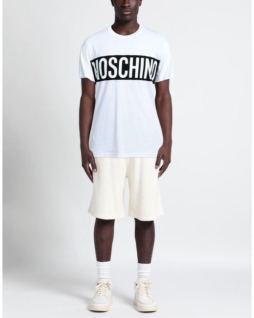 Moschino White T-Shirts for men