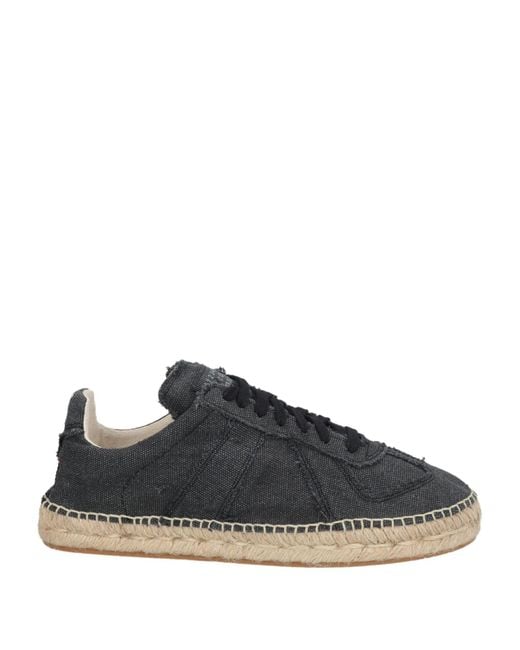 Maison Margiela Blue Espadrilles Textile Fibers for men