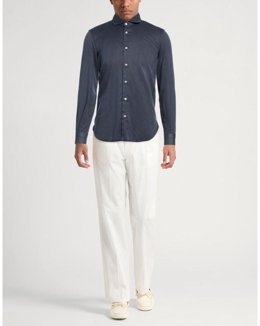 Boglioli Blue Shirt for men