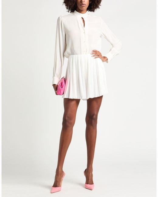 Lanvin White Shorts & Bermuda Shorts Polyester