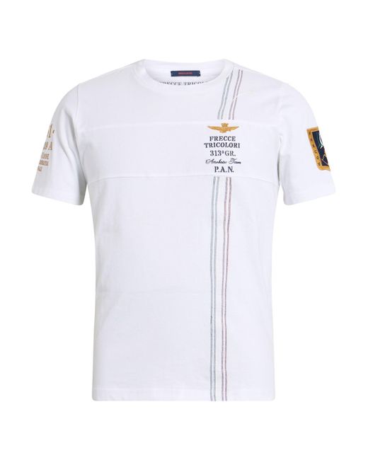 Aeronautica Militare White T-Shirt for men