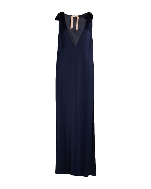 N°21 Blue Maxi Dress