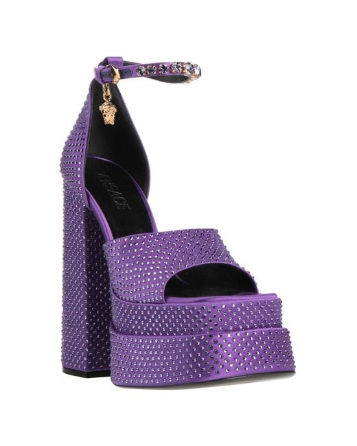 Versace Purple Sandals