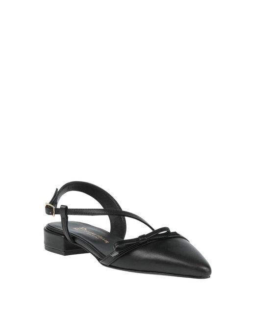 Divine Follie Black Ballet Flats