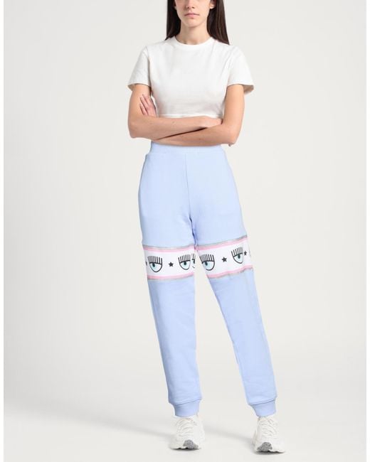 Chiara Ferragni Blue Trouser