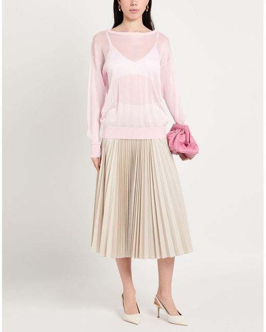 ERMANNO FIRENZE Pink Sweater Viscose, Polyamide, Polyester