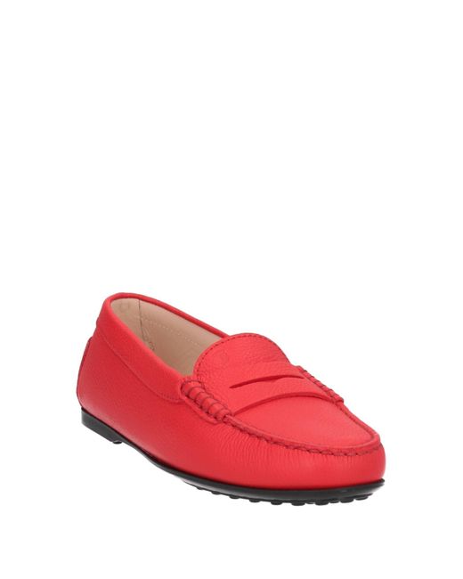 Tod's Red Loafer