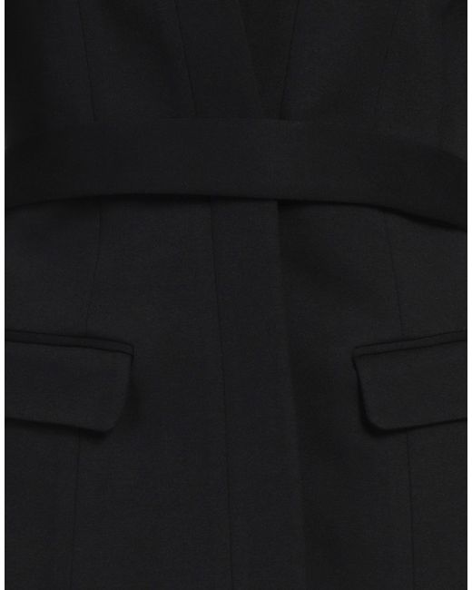 Gaelle Paris Black Jacket Rayon, Polyamide, Elastane