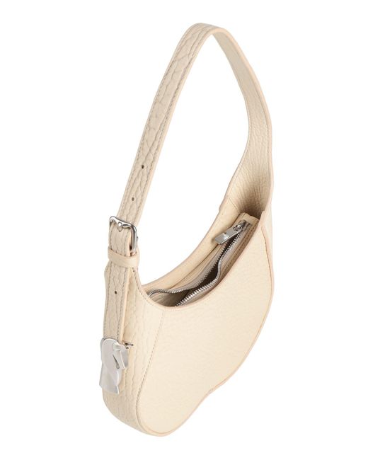 Burberry Natural Shoulder Bag Leather