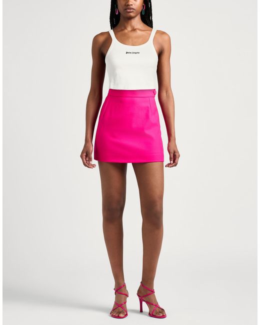 Palm Angels White Tank Top