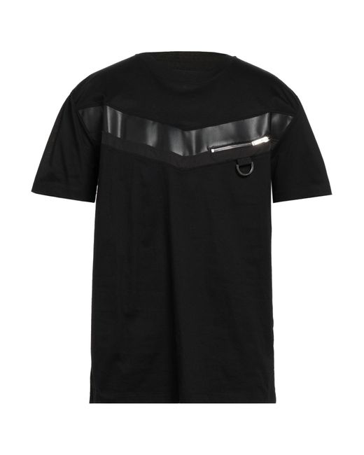 Les Hommes Black T-shirt for men