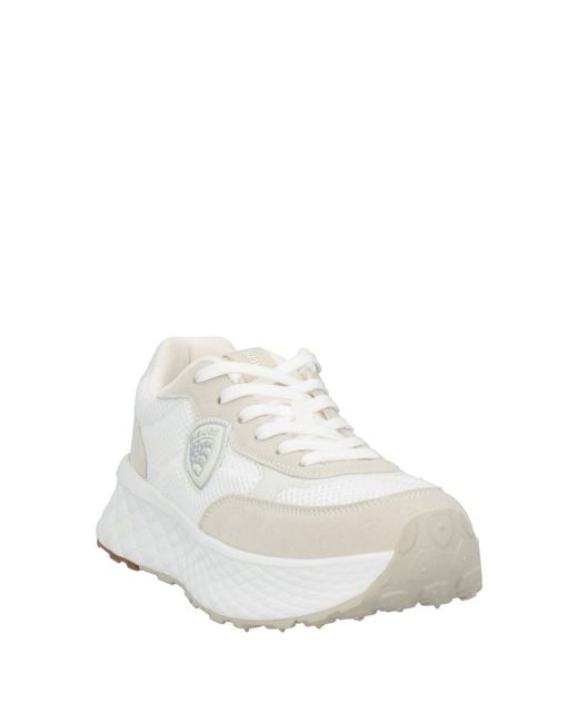 Blauer White Trainers