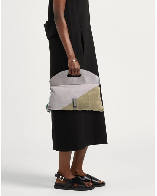 Gabs Gray Handbag Calfskin