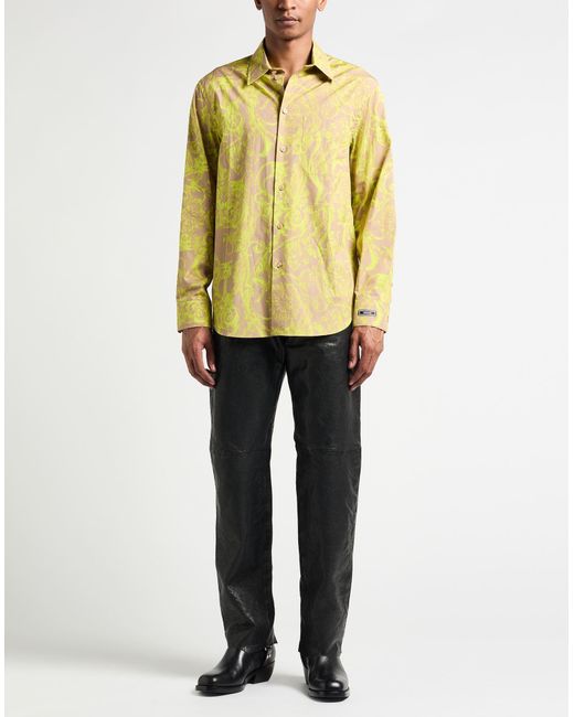 Camicia di Versace in Yellow da Uomo