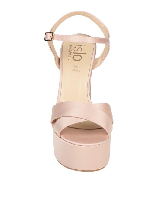 Islo Isabella Lorusso Pink Sandals Textile Fibers