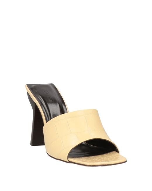 By Far Natural Sandals