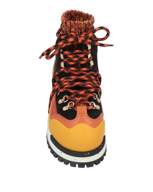 Chloé Orange Ankle Boots