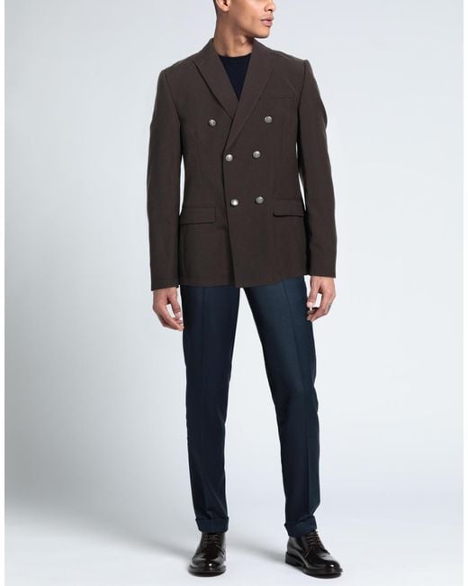 Daniele Alessandrini Black Blazer for men