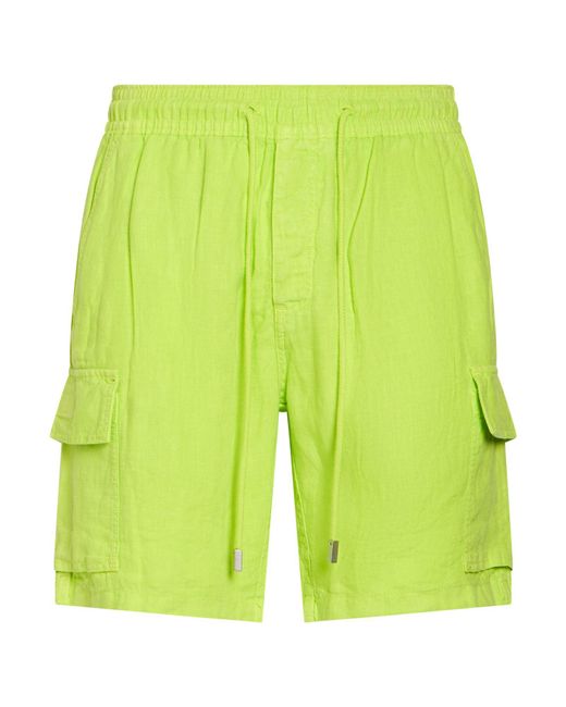 Vilebrequin Green Shorts & Bermuda Shorts Linen for men