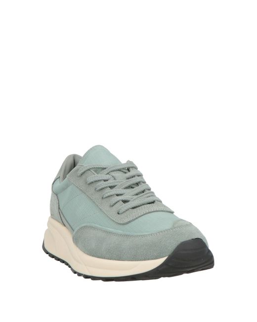 Common Projects Blue Sneakers Leather, Textile Fibers for men