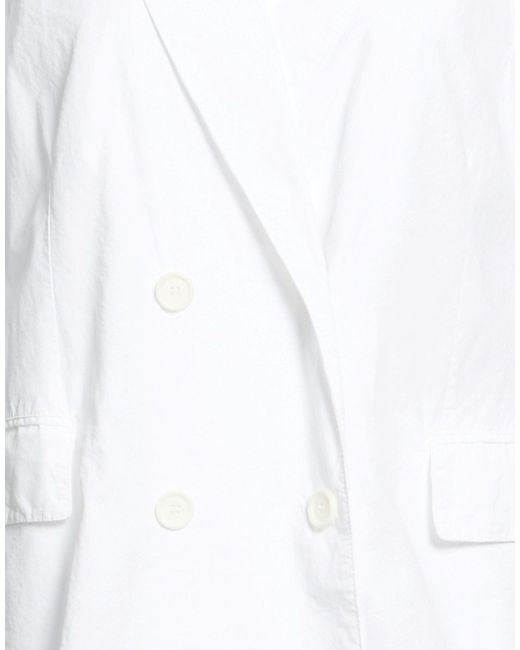 Aspesi White Blazer Cotton