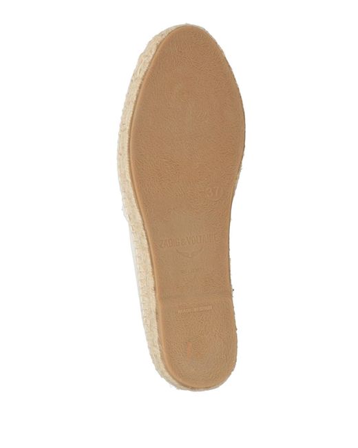 Zadig & Voltaire Natural Espadrilles