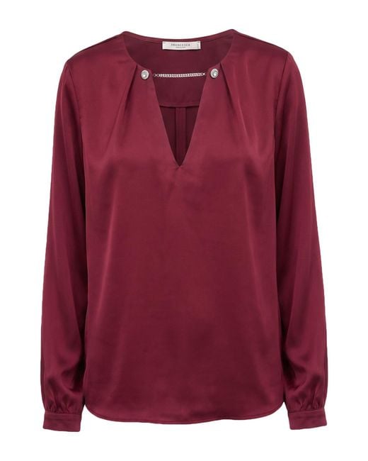 Fly Girl Red Top Polyester, Elastane