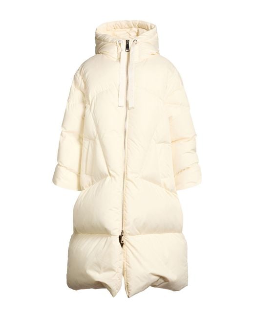 Khrisjoy Natural Ivory Puffer Polyester, Polyurethane