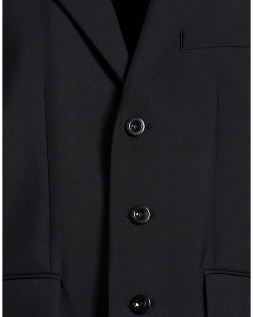 Sacai Black Jacket Polyester, Wool for men