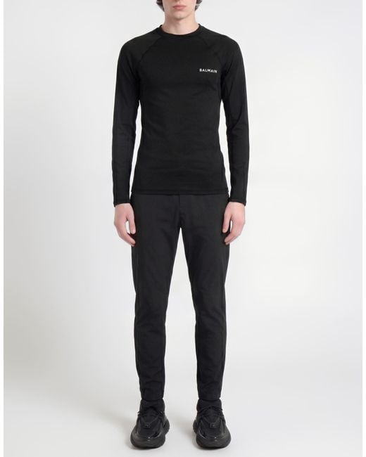 Balmain Black T-Shirt for men