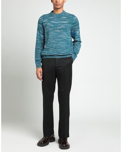 Missoni Blue Space Dyed Cashmere Sweater for men